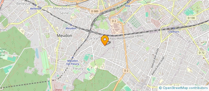 localisation de l'entreprise MONSIEUR LOUIS SOUVESTRE à MEUDON