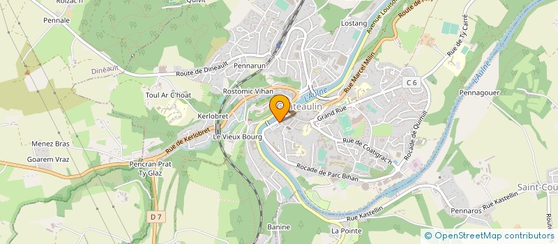 localisation de l'entreprise MONSIEUR LOUIS STAHL  CHATEAULIN