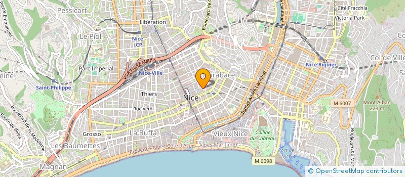 localisation de l'entreprise MONSIEUR LOUIS STARCK à NICE