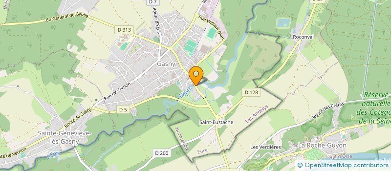 localisation de l'entreprise MONSIEUR LOUIS SUSINI  GASNY