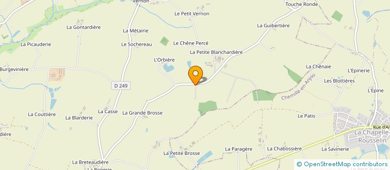 localisation de l'entreprise MONSIEUR LOUIS SUTEAU à BEAUPREAU-EN-MAUGES