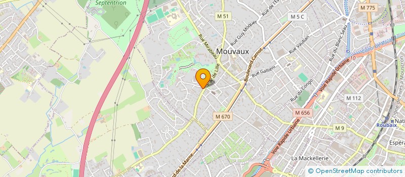 localisation de l'entreprise MONSIEUR LOUIS T'JAMPENS  MOUVAUX