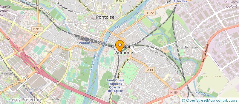 localisation de l'entreprise MONSIEUR LOUIS TAICON  SAINT-OUEN-L'AUMONE