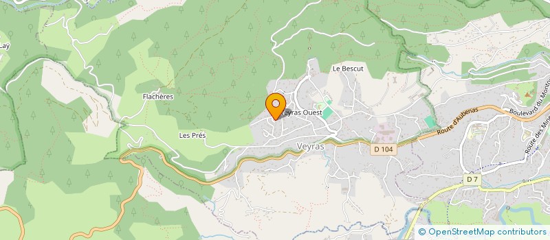 localisation de l'entreprise MONSIEUR LOUIS TALAVERA  VEYRAS