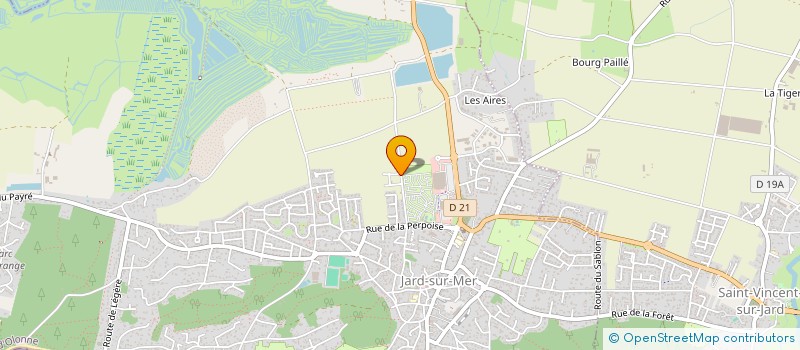 localisation de l'entreprise MONSIEUR LOUIS TALBOT  JARD-SUR-MER