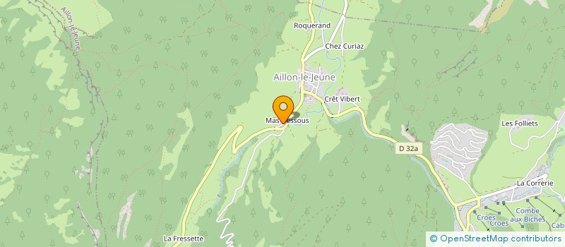 localisation de l'entreprise MONSIEUR LOUIS TALLON à AILLON-LE-JEUNE