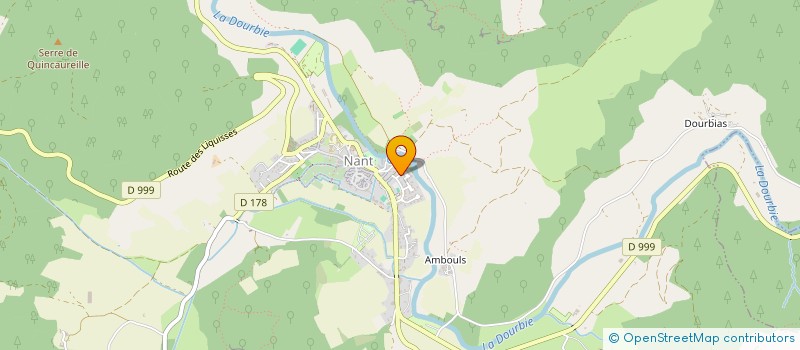 localisation de l'entreprise MONSIEUR LOUIS TANDEAU DE MARSAC  L'HOSPITALET-DU-LARZAC