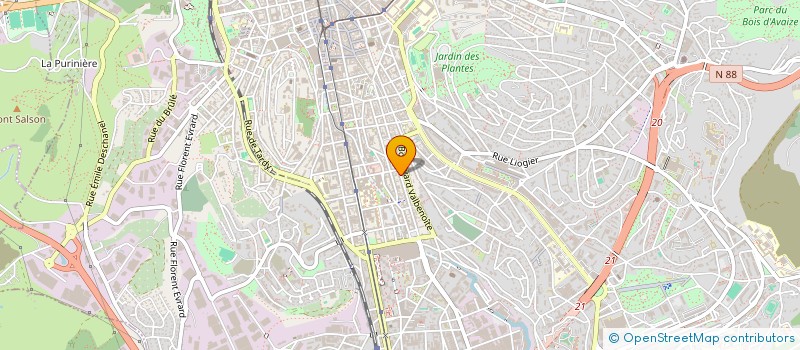 localisation de l'entreprise MONSIEUR LOUIS TANOH  SAINT-ETIENNE