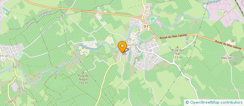 localisation de l'entreprise MONSIEUR LOUIS TARDIEU  FOURQUES