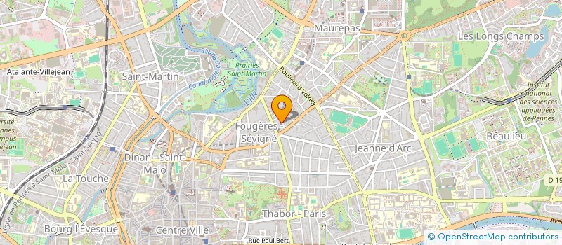 localisation de l'entreprise MONSIEUR LOUIS TAYLOR  RENNES