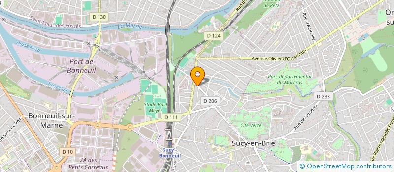 localisation de l'entreprise MONSIEUR LOUIS TELESPHORE NGANKAM SIEWE  SUCY-EN-BRIE