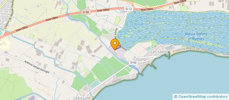 localisation de l'entreprise MONSIEUR LOUIS TEMMERIER à HYERES