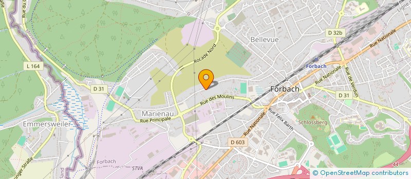 localisation de l'entreprise MONSIEUR LOUIS TERRAGNOLO  FORBACH