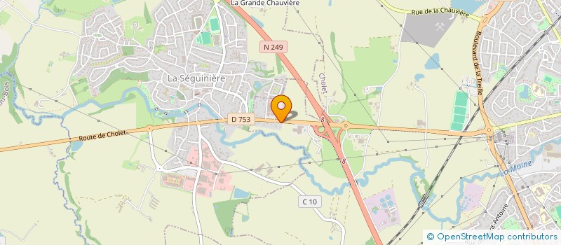 localisation de l'entreprise MONSIEUR LOUIS TERRIER à CHOLET