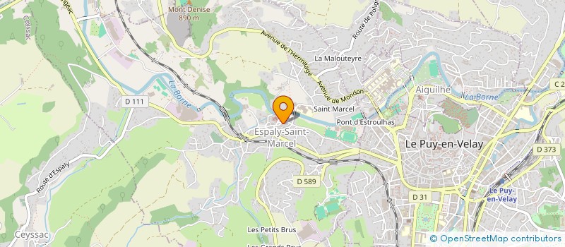 localisation de l'entreprise MONSIEUR LOUIS TEYSSONNEIRE à POLIGNAC