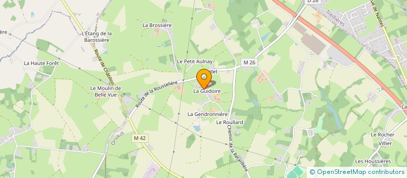 localisation de l'entreprise MONSIEUR LOUIS THEBAUD à ORVAULT