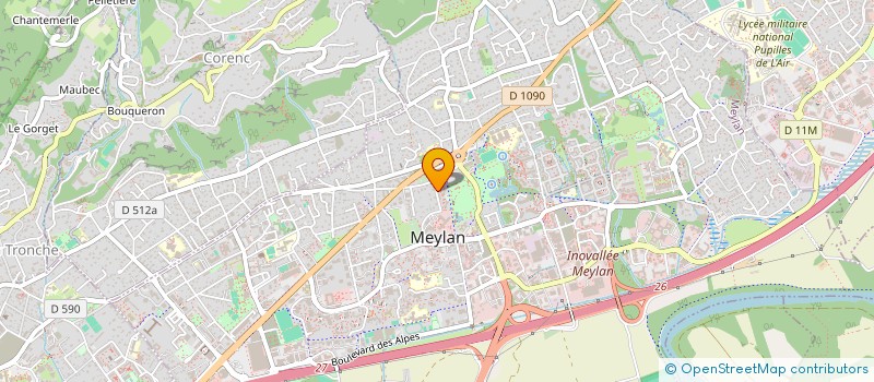 localisation de l'entreprise MONSIEUR LOUIS THEVENOT  MEYLAN