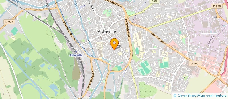 localisation de l'entreprise MONSIEUR LOUIS THIEULLET  ABBEVILLE