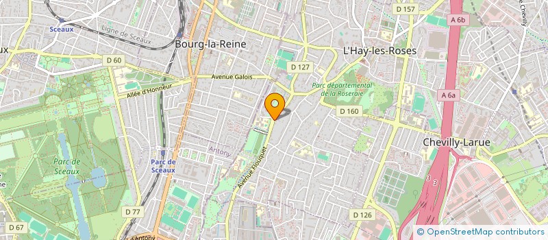 localisation de l'entreprise MONSIEUR LOUIS THOMANN  L'HAY-LES-ROSES