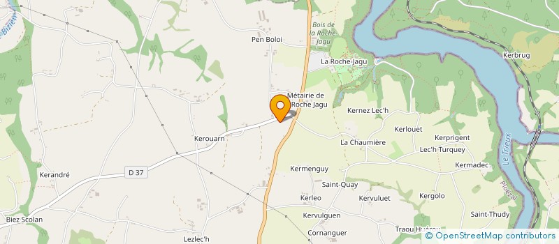 localisation de l'entreprise MONSIEUR LOUIS THOMAS à QUEMPER GUEZENNEC