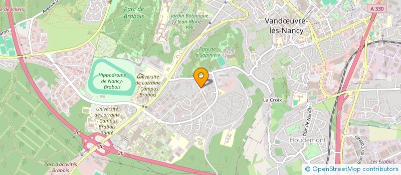 localisation de l'entreprise MONSIEUR LOUIS THOMAS  VANDUVRE-LES-NANCY