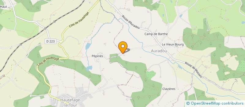 localisation de l'entreprise MONSIEUR LOUIS THOUEILLE  TRENTELS