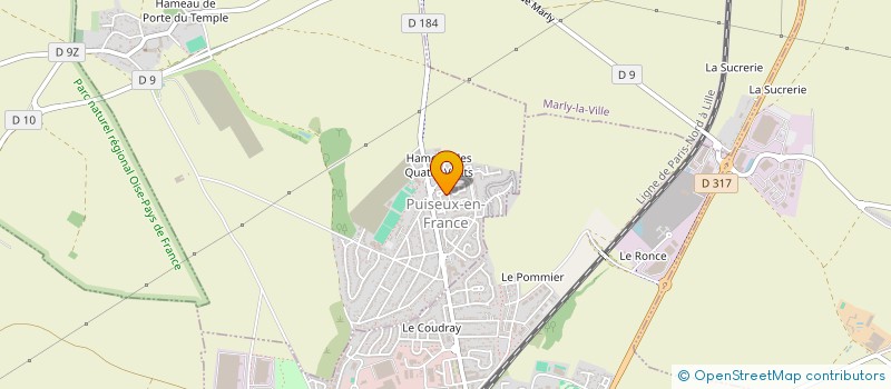 localisation de l'entreprise MONSIEUR LOUIS THOZE à PUISEUX-EN-FRANCE