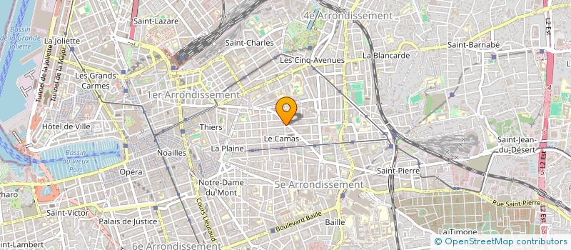 localisation de l'entreprise MONSIEUR LOUIS TISSOT à MARSEILLE