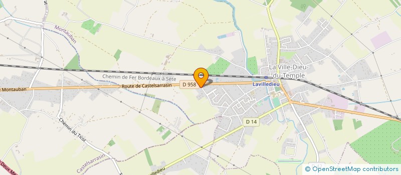 localisation de l'entreprise MONSIEUR LOUIS TOQUARD  LA VILLE-DIEU-DU-TEMPLE