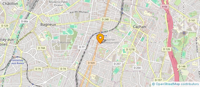 localisation de l'entreprise MONSIEUR LOUIS TOURNEVILLE  CACHAN