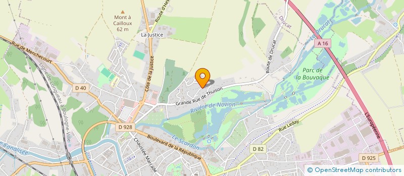 localisation de l'entreprise MONSIEUR LOUIS TOURON  ABBEVILLE