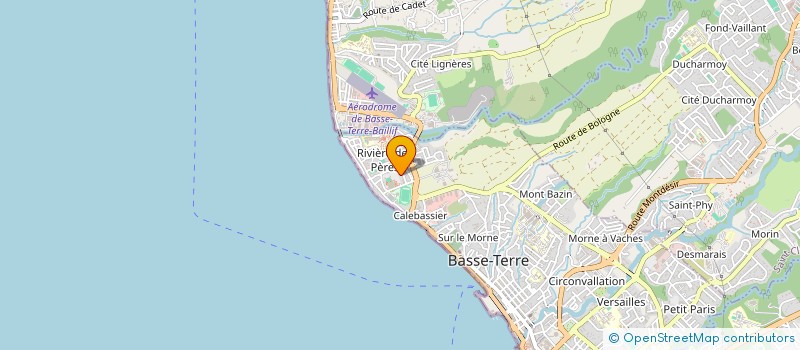 localisation de l'entreprise MONSIEUR LOUIS TOUSSAINT  BASSE-TERRE