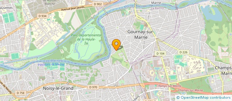 localisation de l'entreprise MONSIEUR LOUIS TOUTIN à NOISY LE GRAND