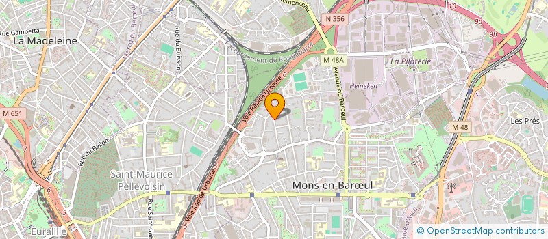 localisation de l'entreprise MONSIEUR LOUIS TRACKOEN  MONS-EN-BARUL