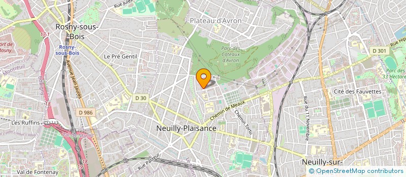 localisation de l'entreprise MONSIEUR LOUIS TRAN  NEUILLY-PLAISANCE