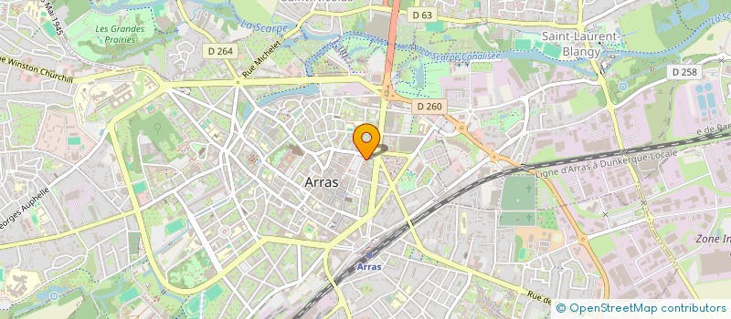 localisation de l'entreprise MONSIEUR LOUIS TRANNIN à ARRAS