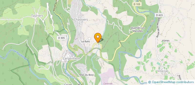 localisation de l'entreprise MONSIEUR LOUIS TRESERRAS à CHASSIERS