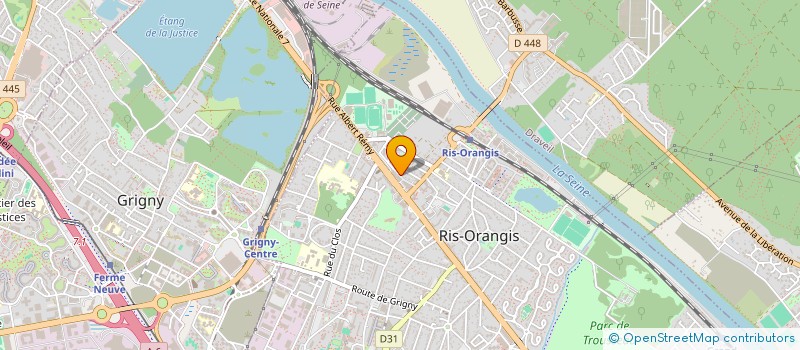 localisation de l'entreprise MONSIEUR LOUIS TREVISSOT à RIS-ORANGIS