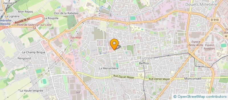 localisation de l'entreprise MONSIEUR LOUIS TRIFAULT  TOURS