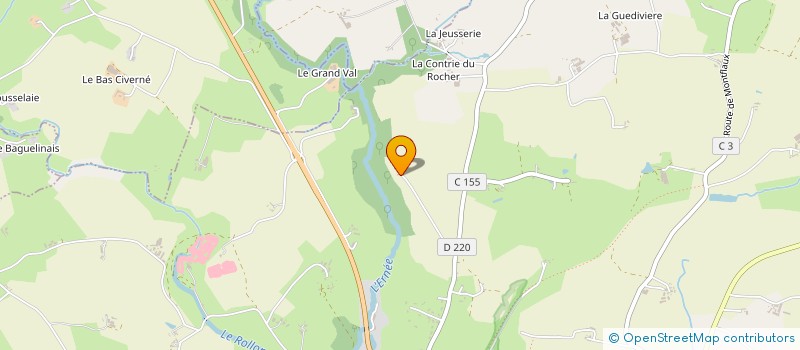 localisation de l'entreprise MONSIEUR LOUIS TRIHAN  SAINT-PIERRE-DES-LANDES