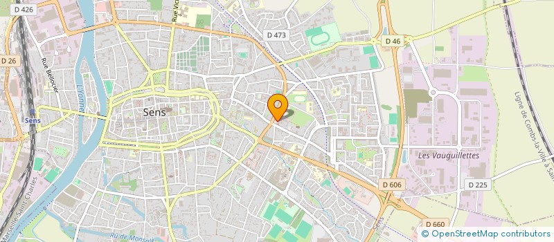 localisation de l'entreprise MONSIEUR LOUIS TRINQUIER à SENS