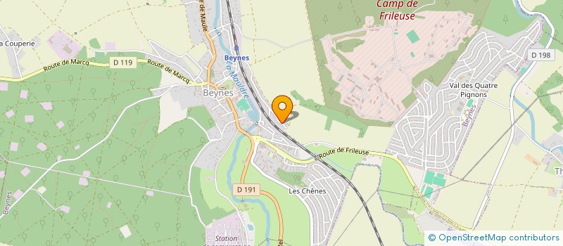 localisation de l'entreprise MONSIEUR LOUIS TRIVIE  BEYNES