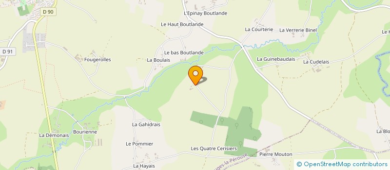 localisation de l'entreprise MONSIEUR LOUIS TROPTARD  BAZOUGES-LA-PEROUSE