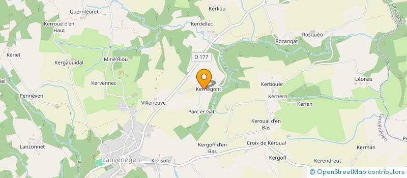 localisation de l'entreprise MONSIEUR LOUIS TROUBOUL à LANVENEGEN