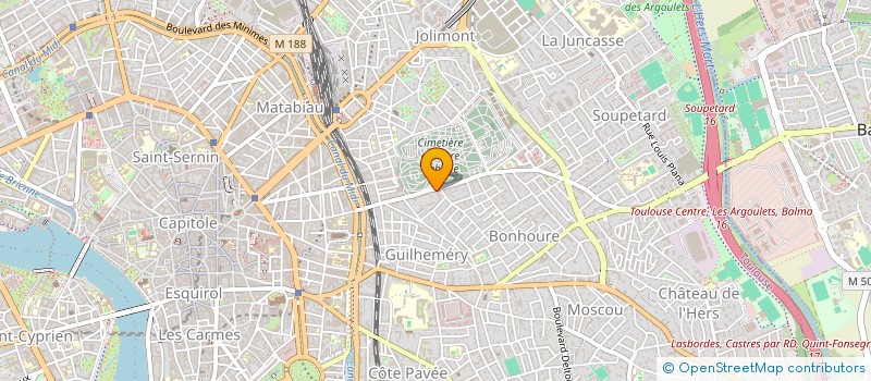 localisation de l'entreprise MONSIEUR LOUIS TROUDI à TOULOUSE
