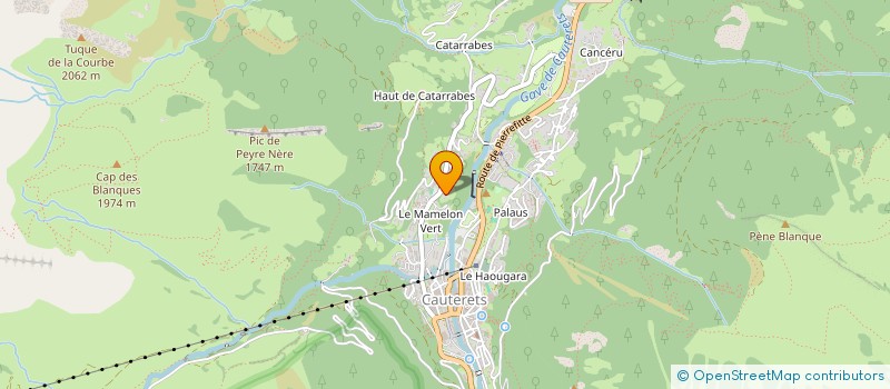 localisation de l'entreprise MONSIEUR LOUIS TUAL  CAUTERETS