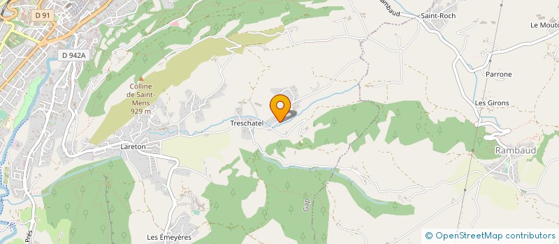 localisation de l'entreprise MONSIEUR LOUIS UBAUD  GAP