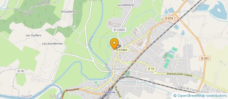 localisation de l'entreprise MONSIEUR LOUIS UHLMANN à COUTRAS