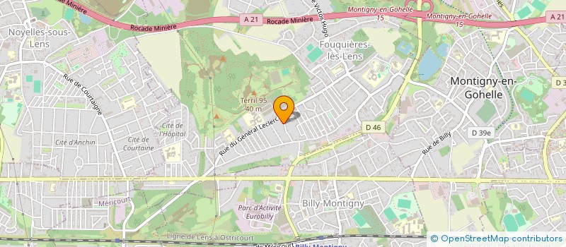 localisation de l'entreprise MONSIEUR LOUIS USAI à FOUQUIERES-LES-LENS