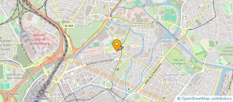 localisation de l'entreprise MONSIEUR LOUIS UTEZA à STRASBOURG